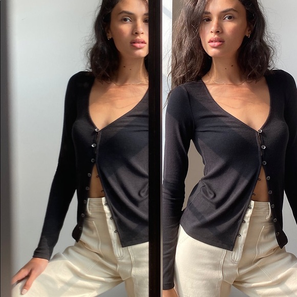 Aritiza Wilfred Free Mckinley Longsleeve Mauve - Picture 3 of 12